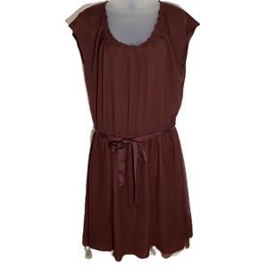 Lauren Conrad Burgendy Lace bottom